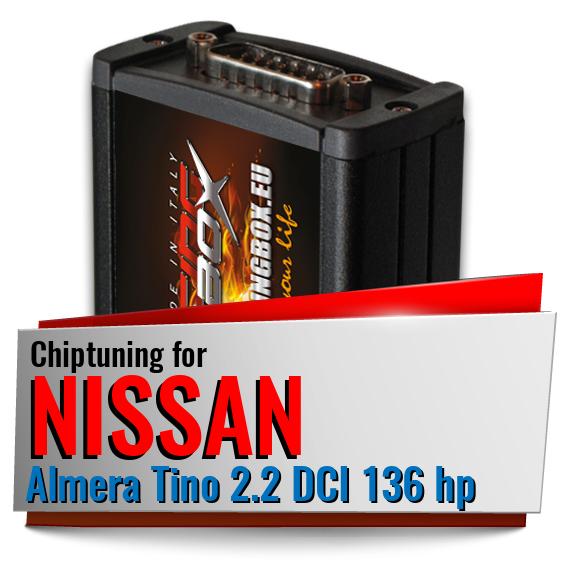 Chiptuning Nissan Almera Tino 2.2 DCI 136 hp