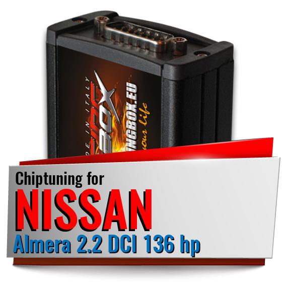 Chiptuning Nissan Almera 2.2 DCI 136 hp