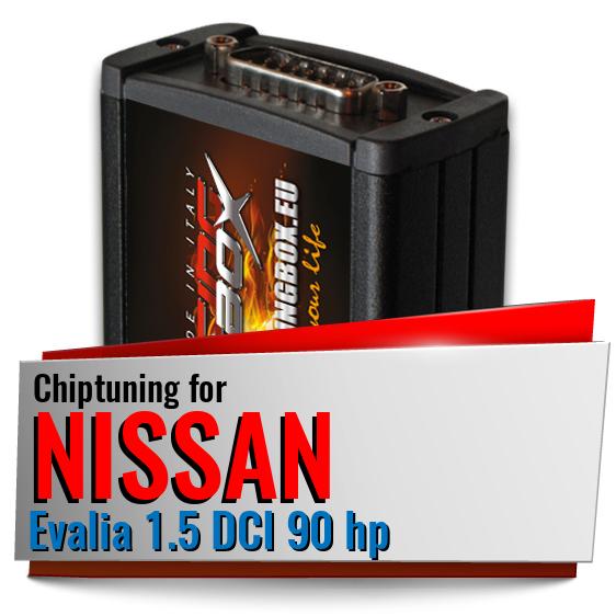 Chiptuning Nissan Evalia 1.5 DCI 90 hp