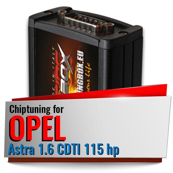 Chiptuning Opel Astra 1.6 CDTI 115 hp Chiptuning Opel Astra 1.6 CDTI 115 hp