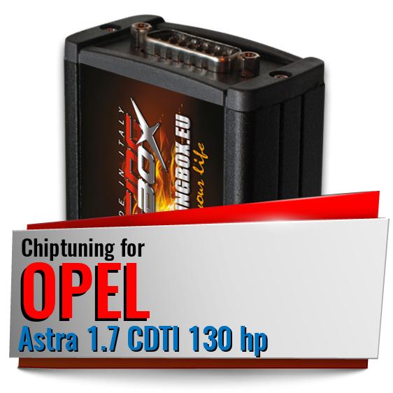 Chiptuning Opel Astra 1.7 CDTI 130 hp Chiptuning Opel Astra 1.7 CDTI 130 hp