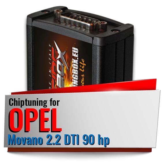 Chiptuning Opel Movano 2.2 DTI 90 hp
