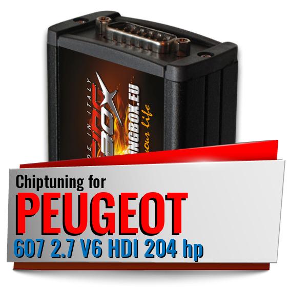 Chiptuning Peugeot 607 2.7 V6 HDI 204 hp