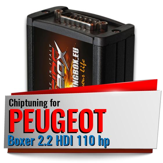 Chiptuning Peugeot Boxer 2.2 HDI 110 hp
