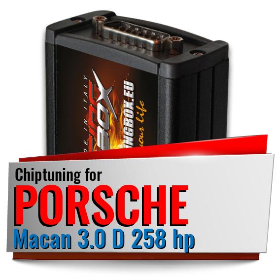 Chiptuning Porsche Macan 3.0 D 258 hp