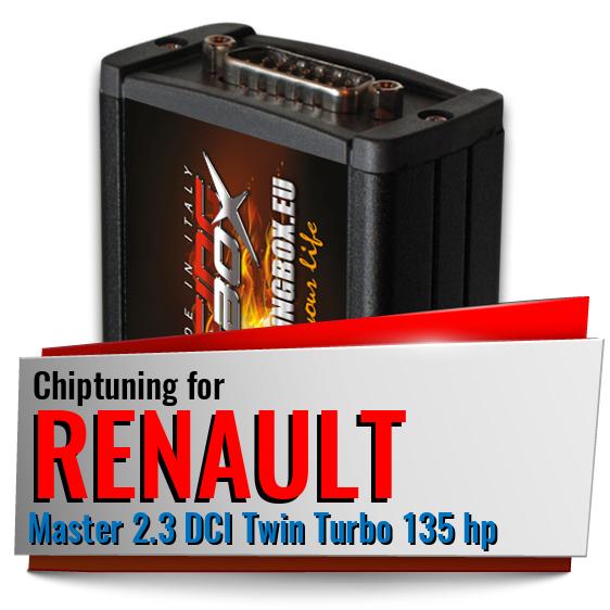 Chiptuning Renault Master 2.3 DCI Twin Turbo 135 hp