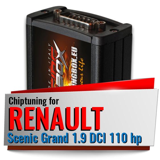 Chiptuning Renault Scenic Grand 1.9 DCI 110 hp
