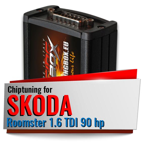 Chiptuning Skoda Roomster 1.6 TDI 90 hp
