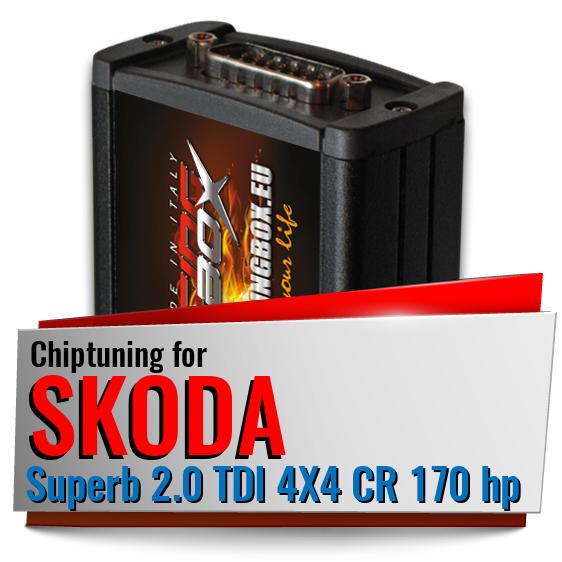 Chiptuning Skoda Superb 2.0 TDI 4X4 CR 170 hp