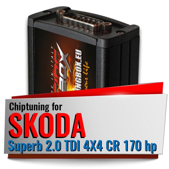 Chiptuning Skoda Superb 2.0 TDI 4X4 CR 170 hp Chiptuning Skoda Superb 2.0 TDI 4X4 CR 170 hp