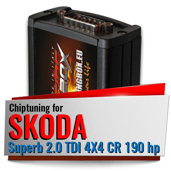 Chiptuning Skoda Superb 2.0 TDI 4X4 CR 190 hp Chiptuning Skoda Superb 2.0 TDI 4X4 CR 190 hp