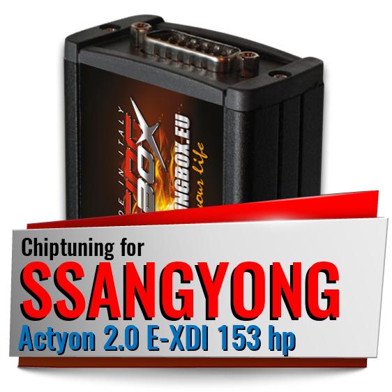 Chiptuning Ssangyong Actyon 2.0 E-XDI 153 hp