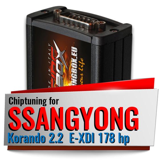 Chiptuning Ssangyong Korando 2.2 E-XDI 178 hp