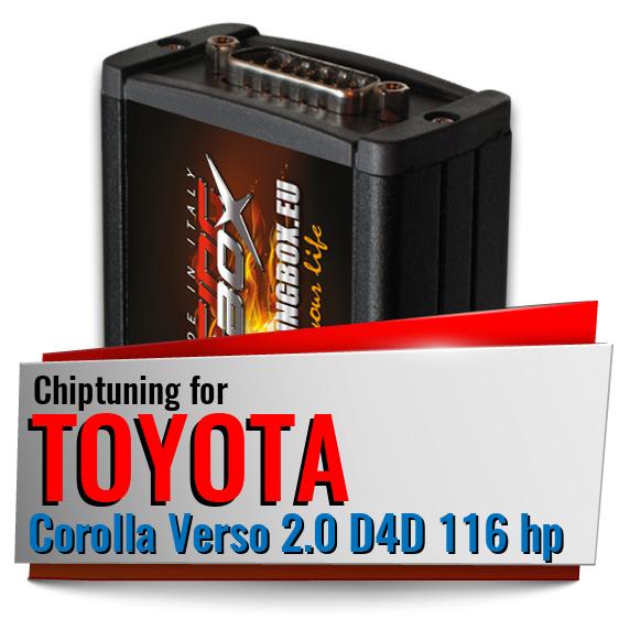 Chiptuning Toyota Corolla Verso 2.0 D4D 116 hp