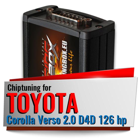 Chiptuning Toyota Corolla Verso 2.0 D4D 126 hp Chiptuning Toyota Corolla Verso 2.0 D4D 126 hp