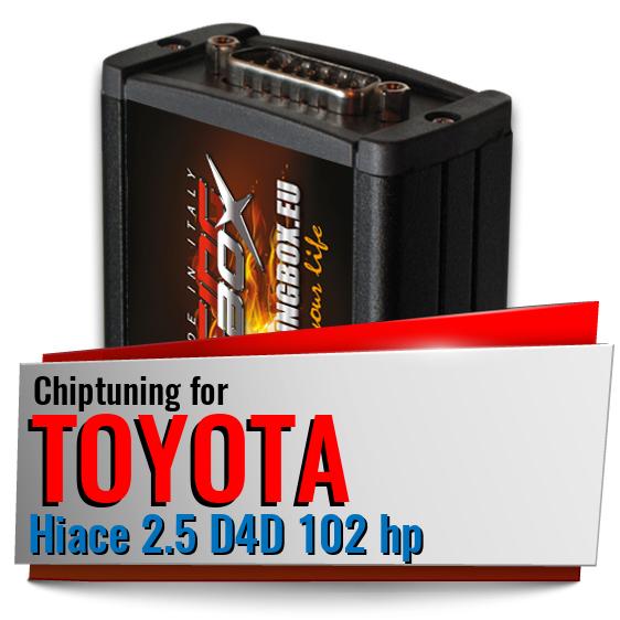 Chiptuning Toyota Hiace 2.5 D4D 102 hp