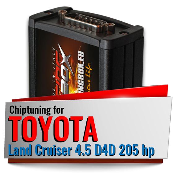 Chiptuning Toyota Land Cruiser 4.5 D4D 205 hp