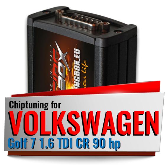 Chiptuning Volkswagen Golf 7 1.6 TDI CR 90 hp