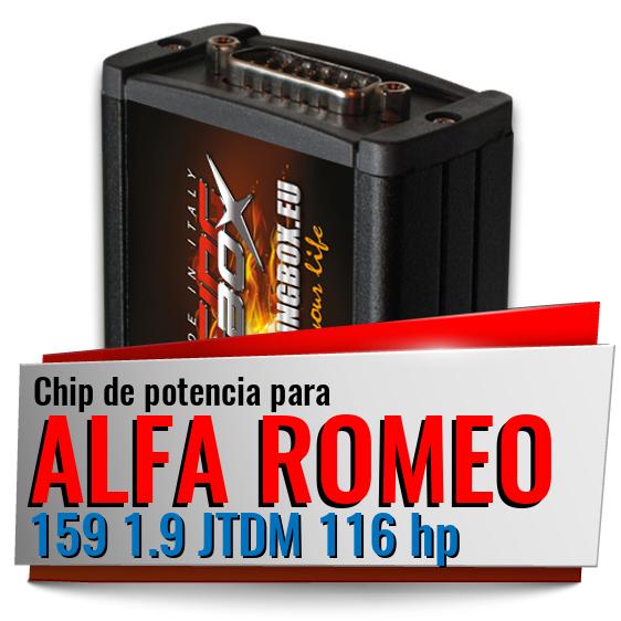 Chip de potencia Alfa Romeo 159 1.9 JTDM 116 hp