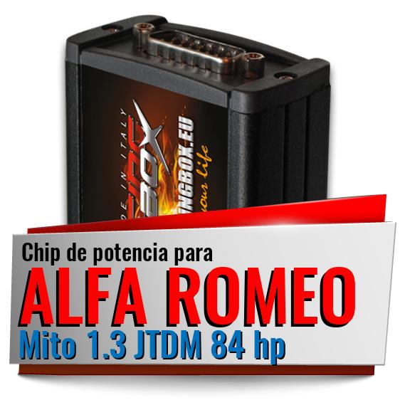 Chip de potencia Alfa Romeo Mito 1.3 JTDM 84 hp