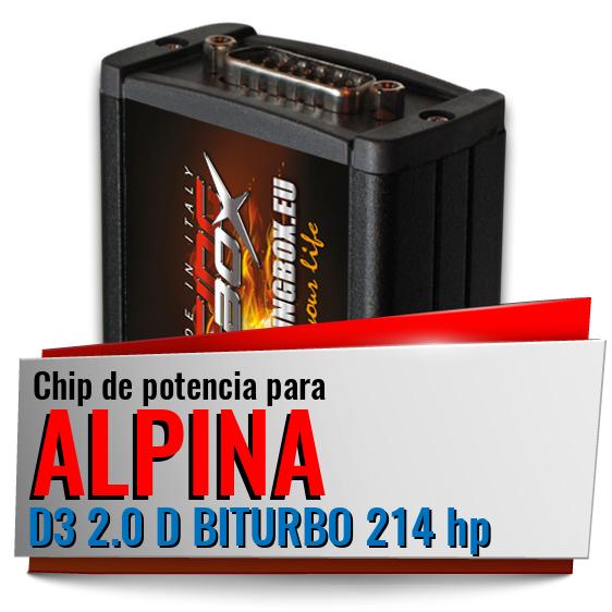 Chip de potencia Alpina D3 2.0 D BITURBO 214 hp