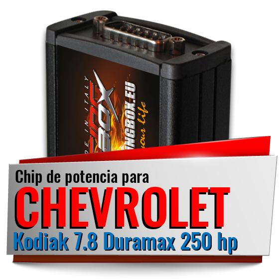 Chip de potencia Chevrolet Kodiak 7.8 Duramax 250 hp