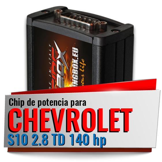 Chip de potencia Chevrolet S10 2.8 TD 140 hp