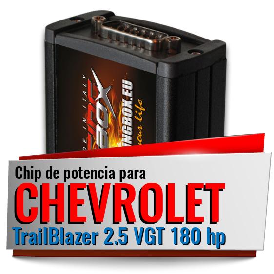 Chip de potencia Chevrolet TrailBlazer 2.5 VGT 180 hp Chip de potencia Chevrolet TrailBlazer 2.5 VGT 180 hp
