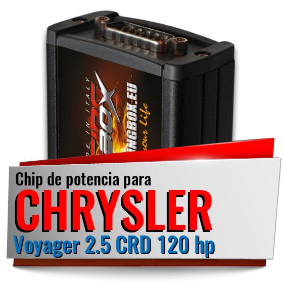 Chip de potencia Chrysler Voyager 2.5 CRD 120 hp