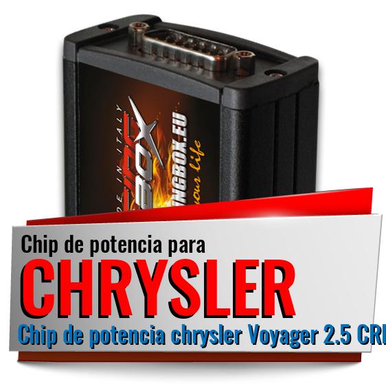 Chip de potencia chrysler Voyager 2.5 CRD 143 hp
