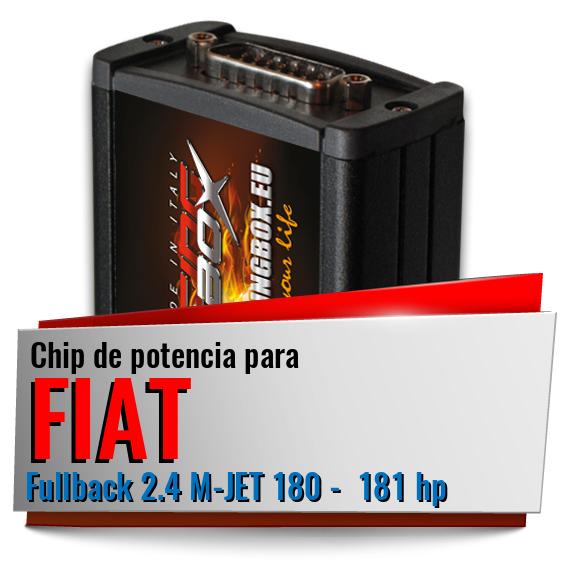 Chip de potencia Fiat Fullback 2.4 M-JET 180 - 181 hp