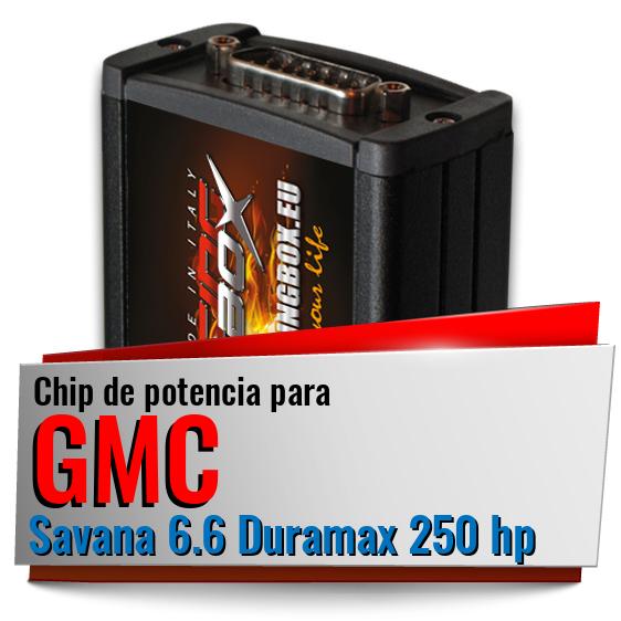 Chip de potencia GMC Savana 6.6 Duramax 250 hp Chip de potencia GMC Savana 6.6 Duramax 250 hp