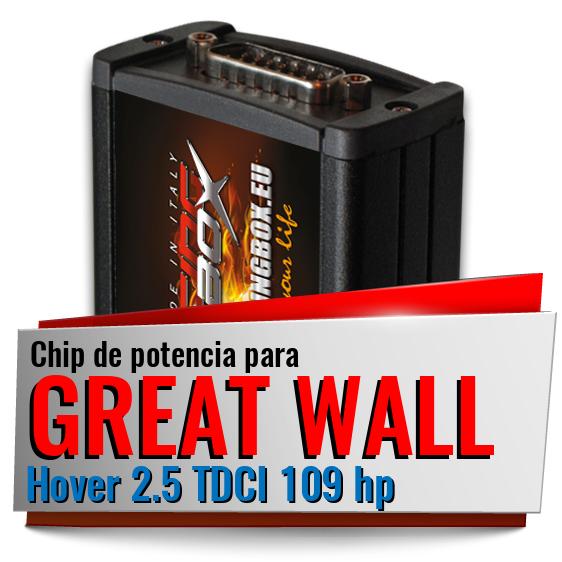 Chip de potencia Great Wall Hover 2.5 TDCI 109 hp