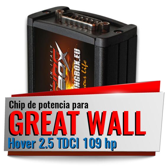 Chip de potencia Great Wall Hover 2.5 TDCI 109 hp Chip de potencia Great Wall Hover 2.5 TDCI 109 hp