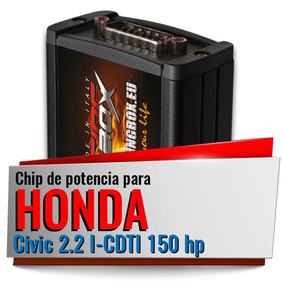 Chip de potencia Honda Civic 2.2 I-CDTI 150 hp