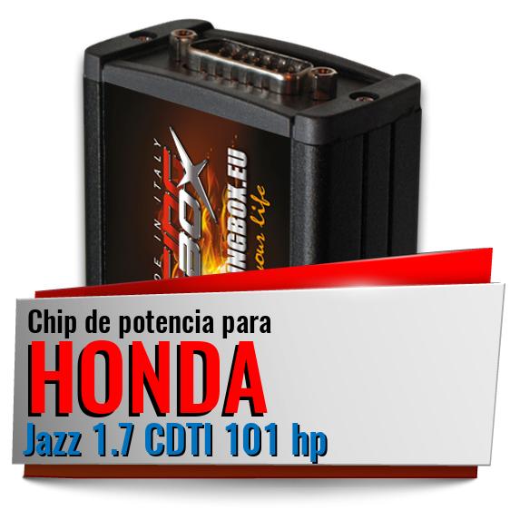 Chip de potencia Honda Jazz 1.7 CDTI 101 hp Chip de potencia Honda Jazz 1.7 CDTI 101 hp
