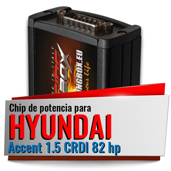 Chip de potencia Hyundai Accent 1.5 CRDI 82 hp