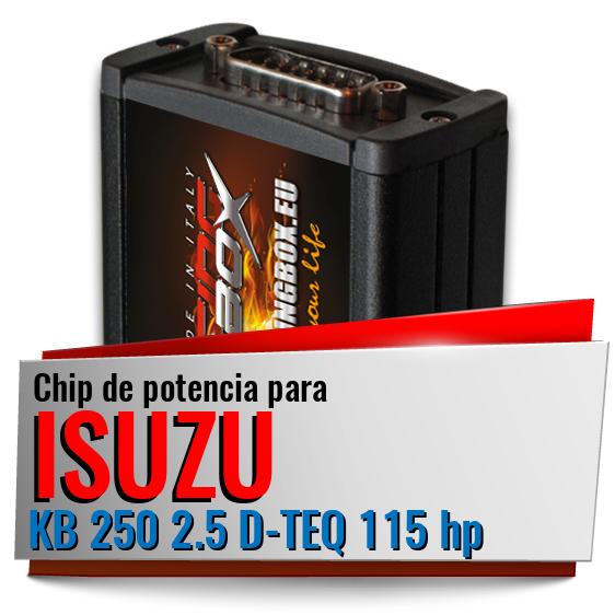 Chip de potencia Isuzu KB 250 2.5 D-TEQ 115 hp