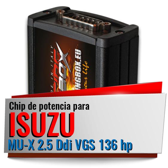 Chip de potencia Isuzu MU-X 2.5 Ddi VGS 136 hp Chip de potencia Isuzu MU-X 2.5 Ddi VGS 136 hp