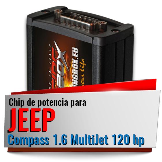 Chip de potencia Jeep Compass 1.6 MultiJet 120 hp