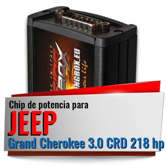 Chip de potencia Jeep Grand Cherokee 3.0 CRD 218 hp nueva Racing Box