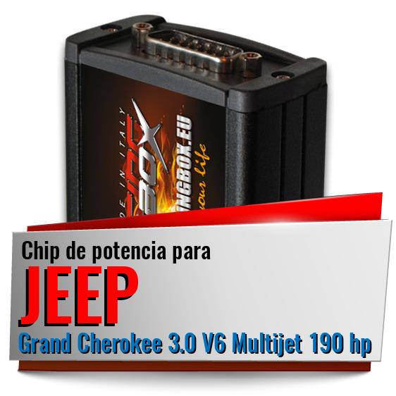 Chip de potencia Jeep Grand Cherokee 3.0 V6 Multijet 190 hp