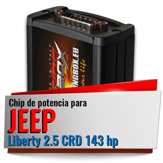 Chip de potencia Jeep Liberty 2.5 CRD 143 hp