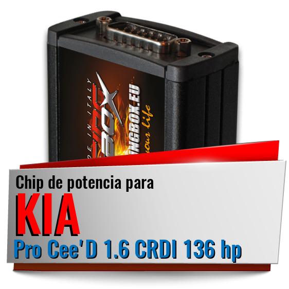 Chip de potencia Kia Pro Cee'D 1.6 CRDI 136 hp