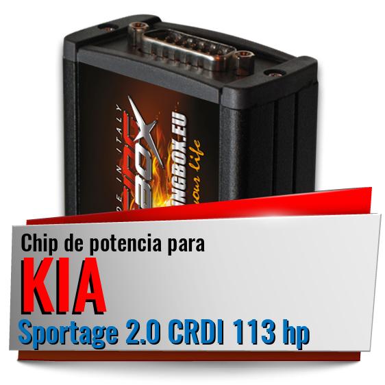 Chip de potencia Kia Sportage 2.0 CRDI 113 hp