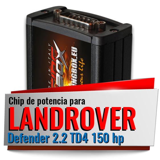 Chip de potencia Landrover Defender 2.2 TD4 150 hp Chip de potencia Landrover Defender 2.2 TD4 150 hp