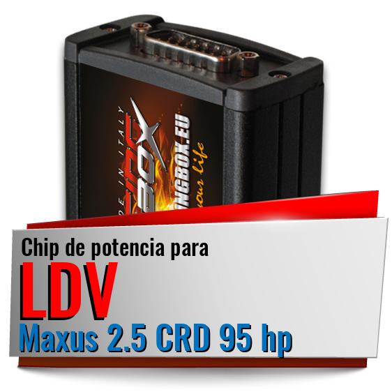 Chip de potencia LDV Maxus 2.5 CRD 95 hp Chip de potencia LDV Maxus 2.5 CRD 95 hp