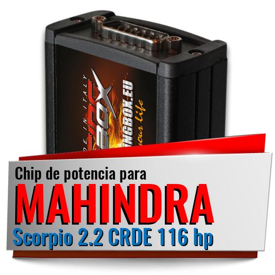 Chip de potencia Mahindra Scorpio 2.2 CRDE 116 hp