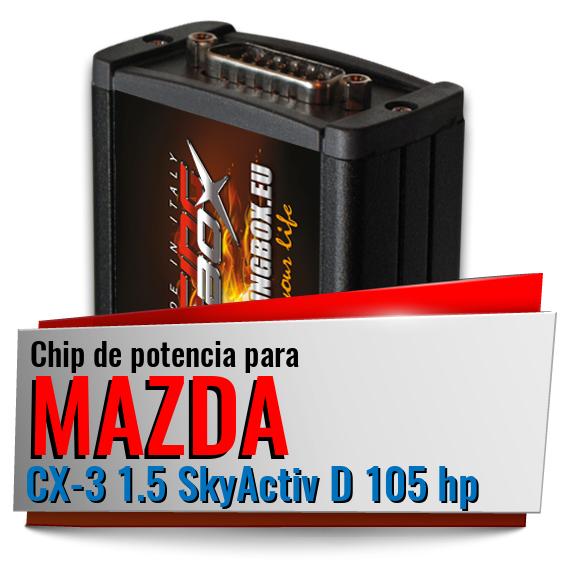 Chip de potencia Mazda CX-3 1.5 SkyActiv D 105 hp Chip de potencia Mazda CX-3 1.5 SkyActiv D 105 hp