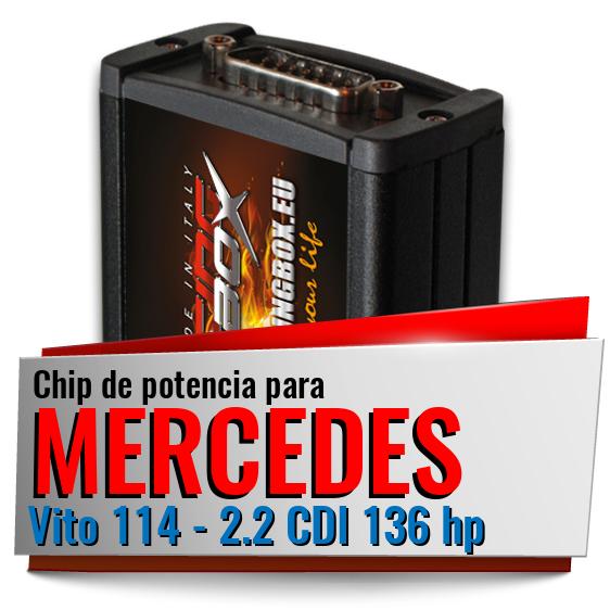Chip de potencia Mercedes Vito 114 - 2.2 CDI 136 hp